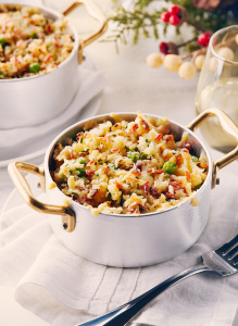 Roasted Cauliflower and Red Rice Gratin